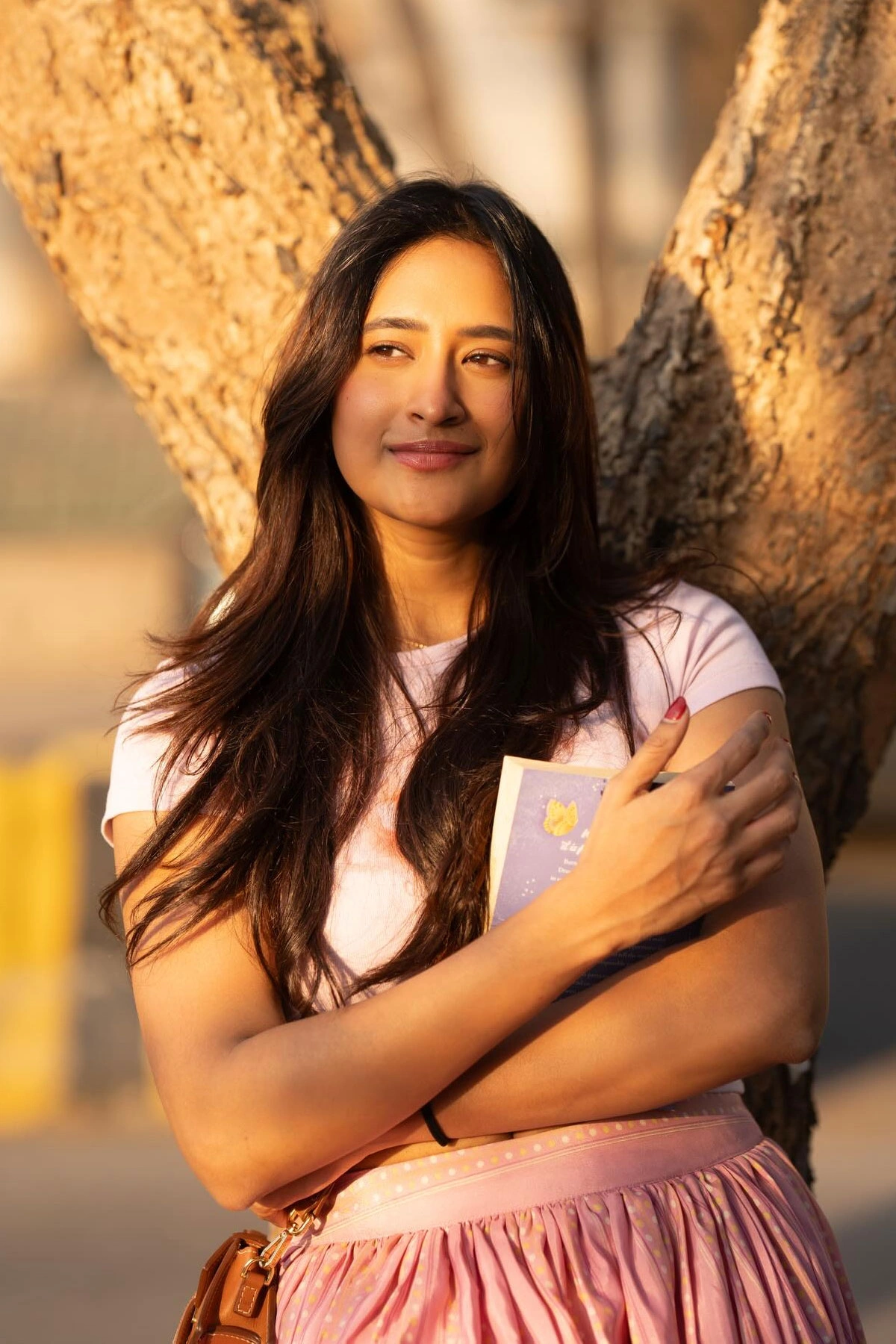 Manika Chikkala Effortless Style in Floral Maxi Skirt