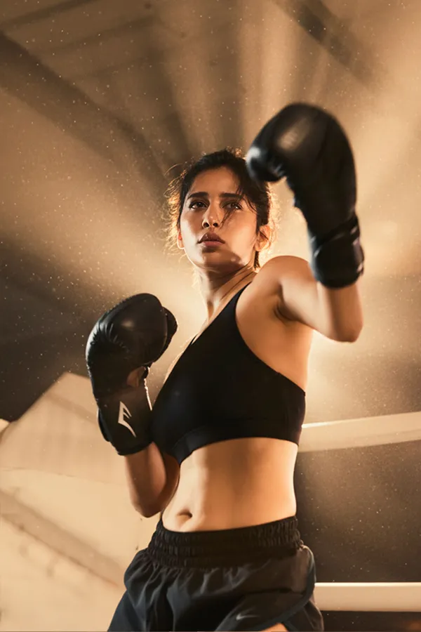 Nabha Natesh in Cinematic Boxing Ring Photos for She India