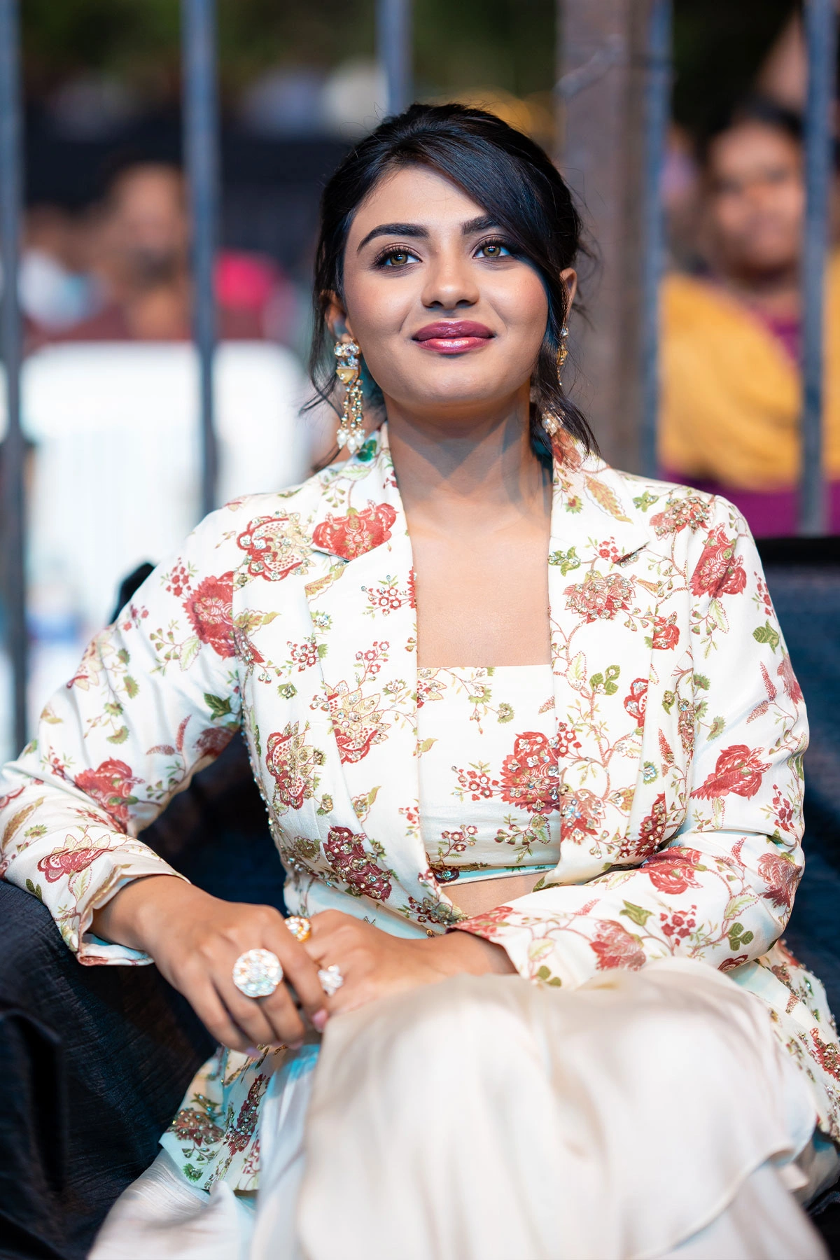 Telugu Actress Nayan Sarika Stuns at Rakasa Movie Event