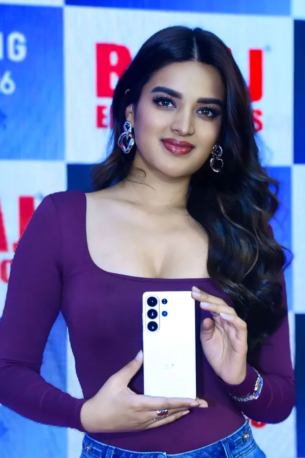 Nidhhi Agerwal Stylish Denim Look at Samsung Galaxy AI S26 Event