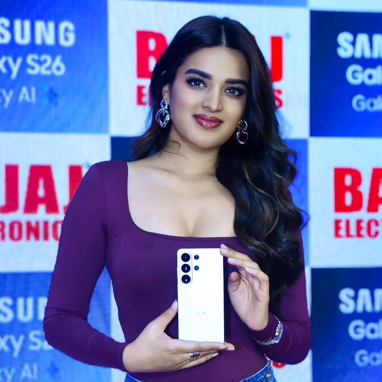 Nidhhi Agerwal at the Launch of Samsung Galaxy AI S26