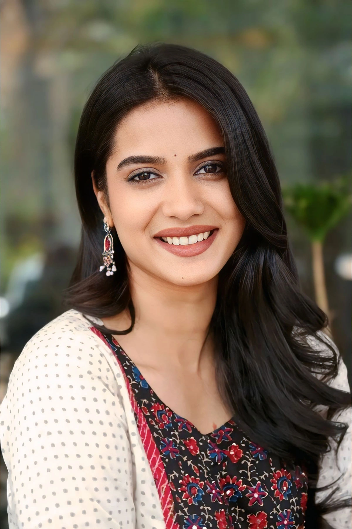 Sri Gouri Priya Stuns in Multi-Panel Printed Anarkali Kurta